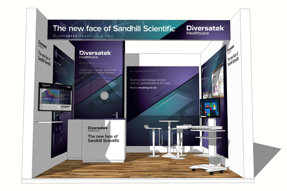 Diversatek Healthcare UEWG trade show graphics