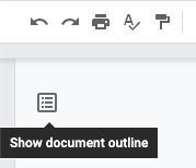 Show-document-outline