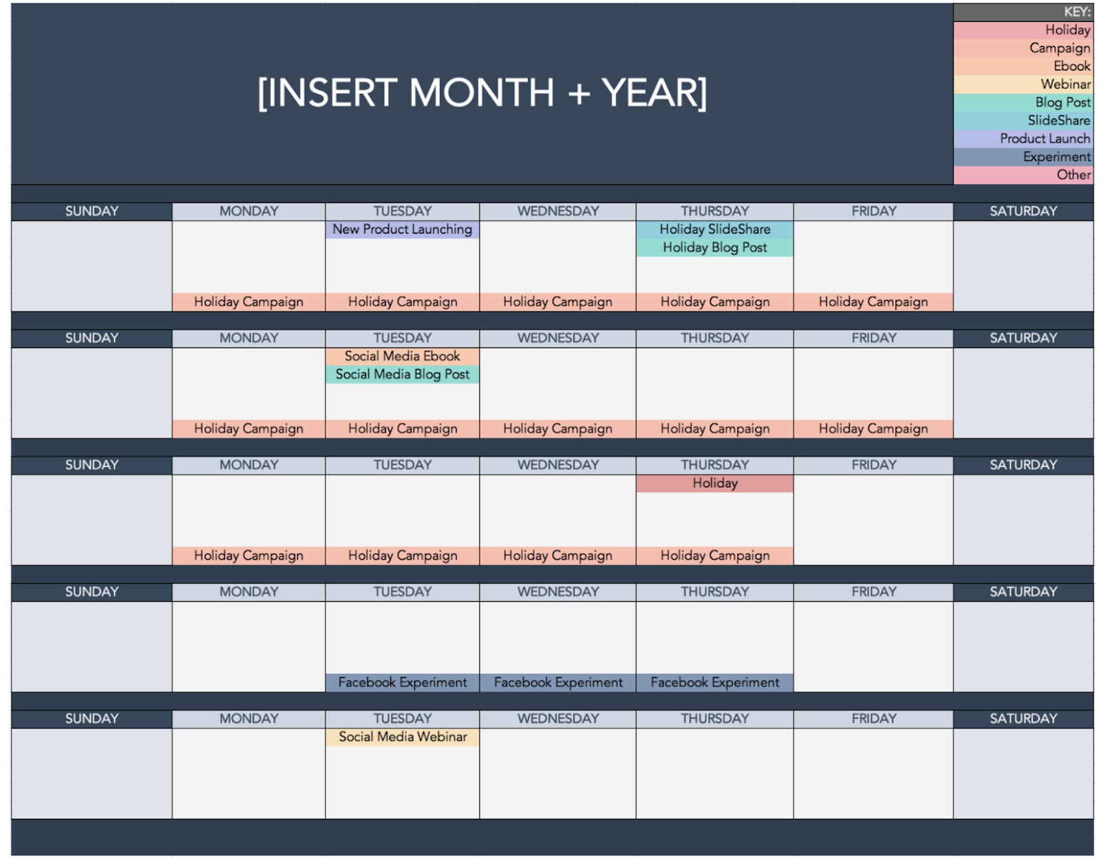 Social-calendar-schedule