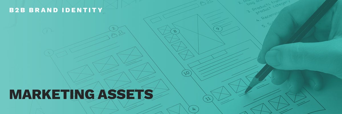 B2B brand identity marketing assets