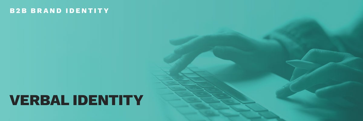 B2B verbal identity