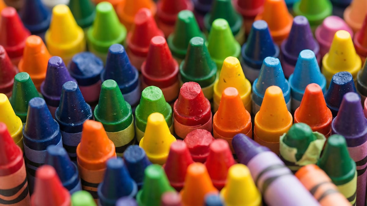 Random set of crayons